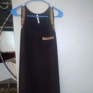 NWOT BLACK GOLD DRESS/ TUNIC